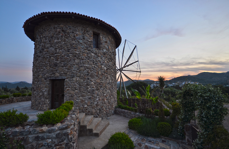 Değirmen 81 stone windmill above Dereköy Bay